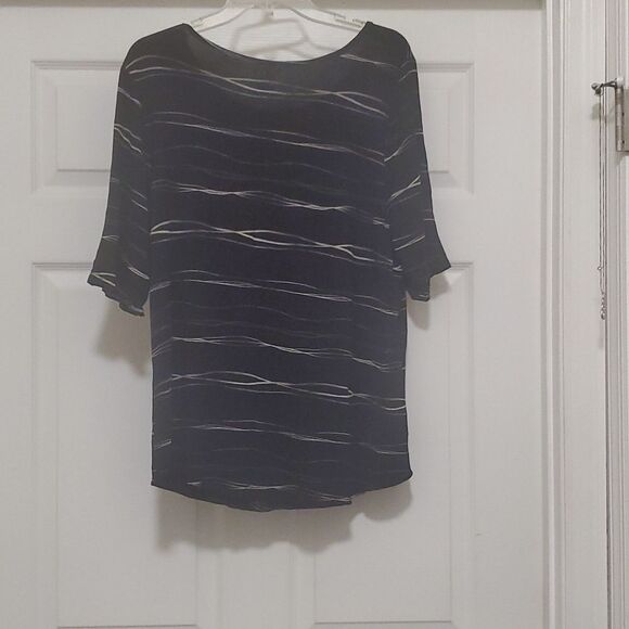 Loach Black and brown Women's top - Picture 2 of 6